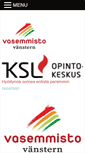 Mobile Screenshot of kaakkois-suomi.vasemmisto.fi